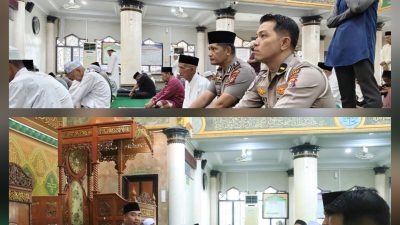 Polres Inhil Gelar Sholat Jumat Keliling dan Jumat Curhat, Perkuat Kedekatan dengan Masyarakat