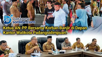 AN-PP Bersama Korban Banjir Gelar Aksi Damai Jilid III di Kantor Wali Kota Padangsidimpuan, Soroti Dugaan Manipulasi Data
